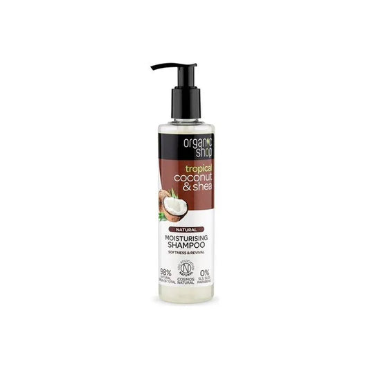Organic Shop - Coconut & Shea Moisturising Hair Shampoo - GOLDFARMACI