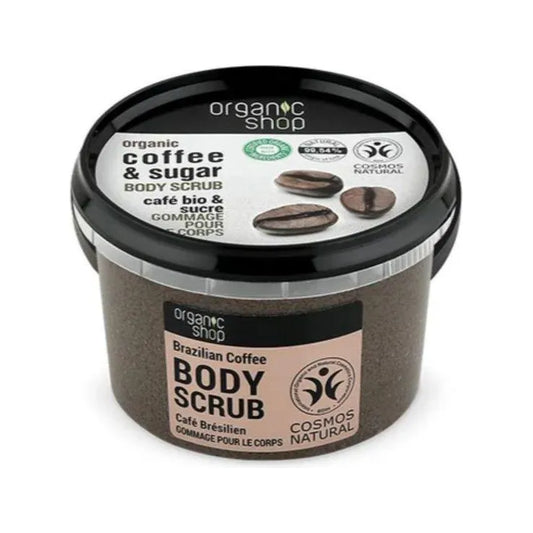 Organic Shop - Coffee & Sugar Exfoliating Body Scrub - GOLDFARMACI