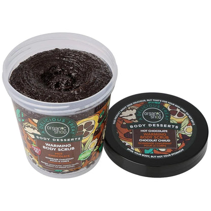 Organic Shop - Hot Chocolate Warming Body Scrub - GOLDFARMACI