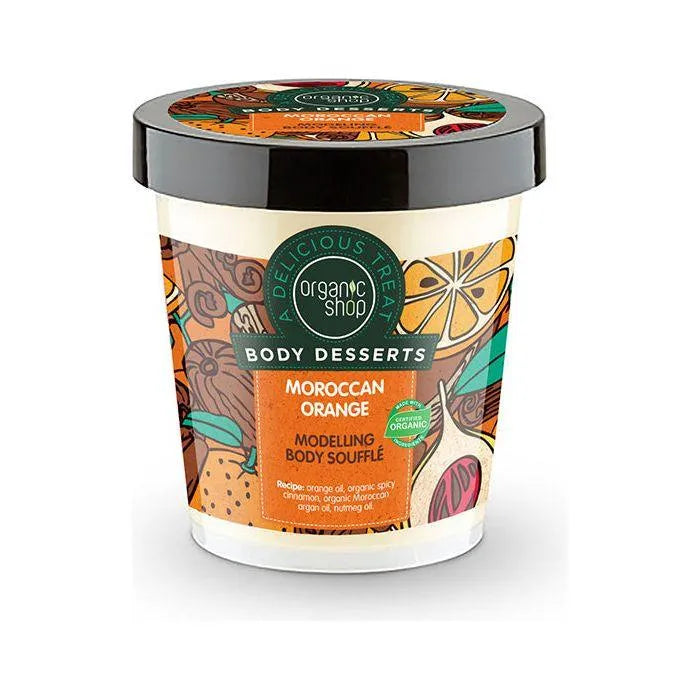 Organic Shop - Moroccan Orange Modelling Body Souffle - GOLDFARMACI