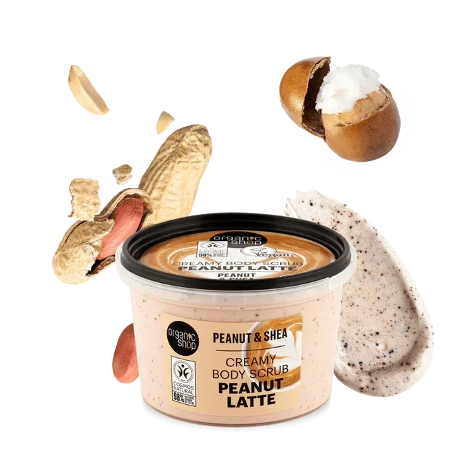 Organic Shop - Peanut Latte Body Scrub - GOLDFARMACI