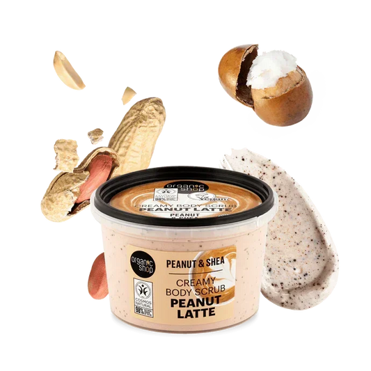 Organic Shop - Peanut Latte Body Scrub - GOLDFARMACI
