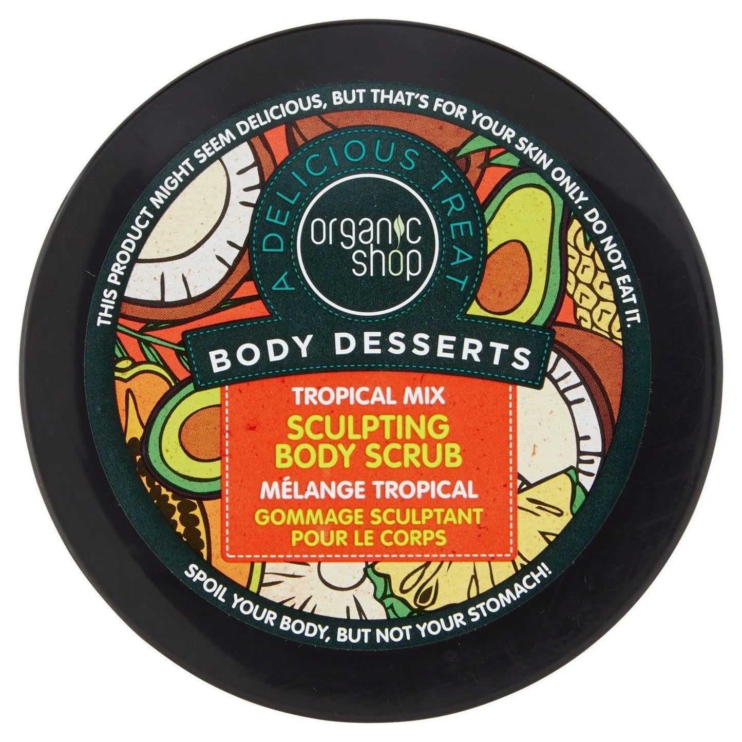 Organic Shop - Tropical Mix Sculpting Body Scrub - GOLDFARMACI