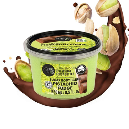 Organic Shop - Ultra Smooth Pistachio Fudge Body Scrub - GOLDFARMACI