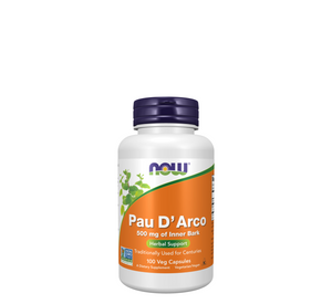 NOW Pau D’Arco 500 mg – 100 Veg Capsules