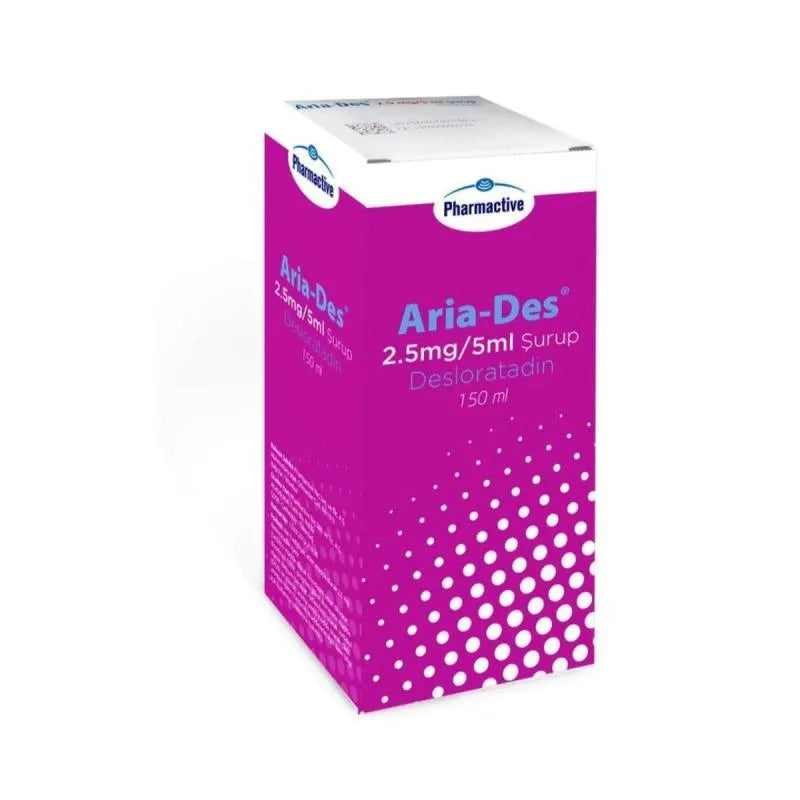 Pharmactive - Aria-Des 2.5 mg/ 5 ml Syrup - GOLDFARMACI
