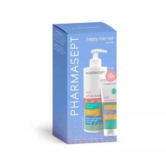 Pharmasept Kids Soft Hair Shampoo & Hair Styling Gel Set