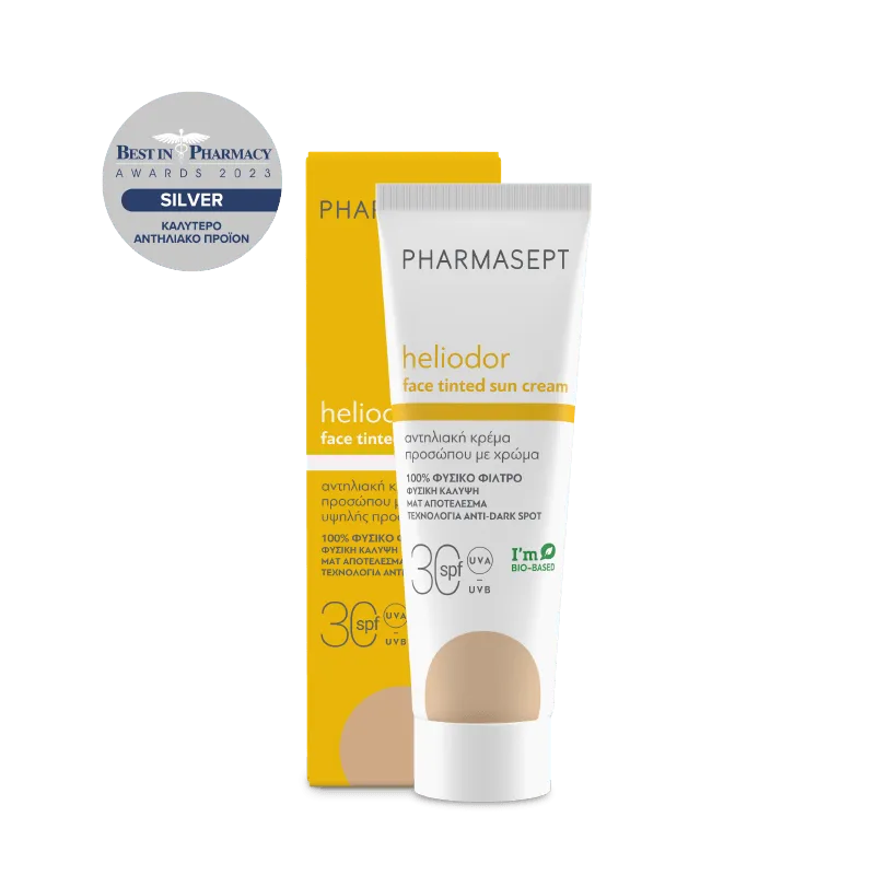 Pharmasept - Heliodor Face Tinted Sun Cream SPF30 - GOLDFARMACI