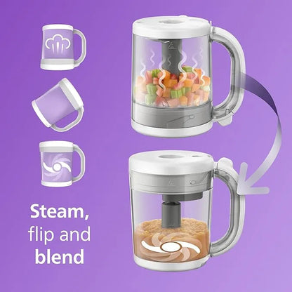 Philips Avent - 4-in-1 Baby food steamer and blender - GOLDFARMACI