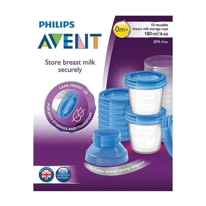 Philips Avent - Kupat e ruajtjes së qumështit të gjirit