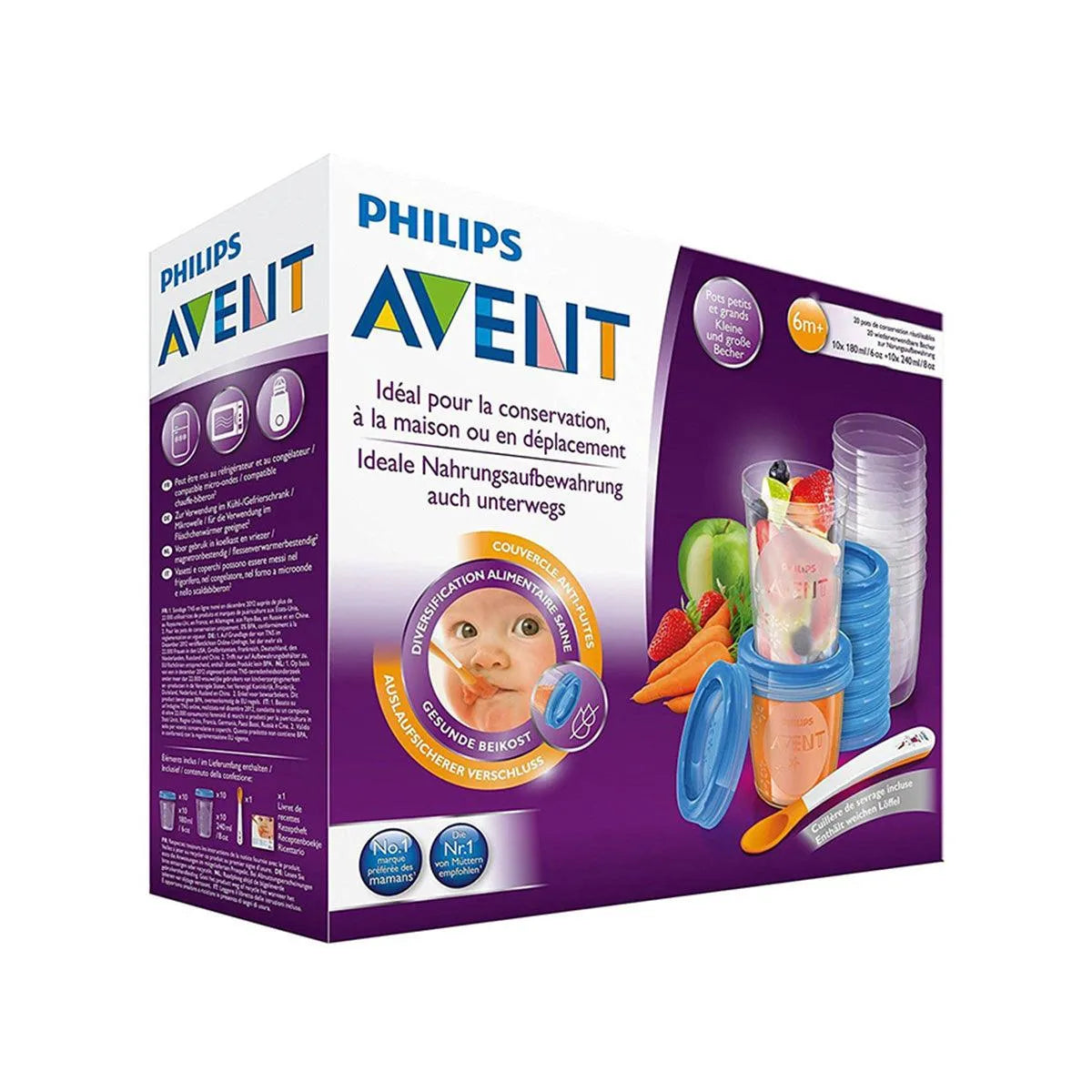 Philips Avent - Food Storage Cup 6m+ - GOLDFARMACI