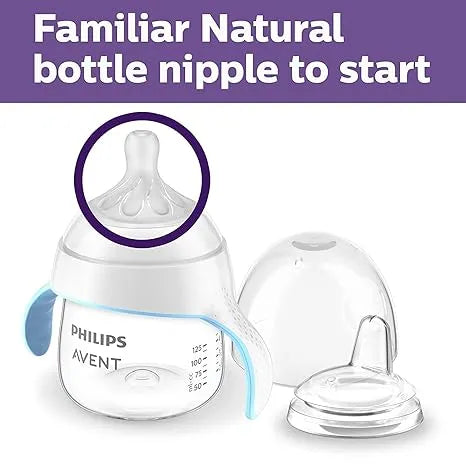 Philips Avent - My Natural Trainer Bottle, 150ml (Plastic) - GOLDFARMACI