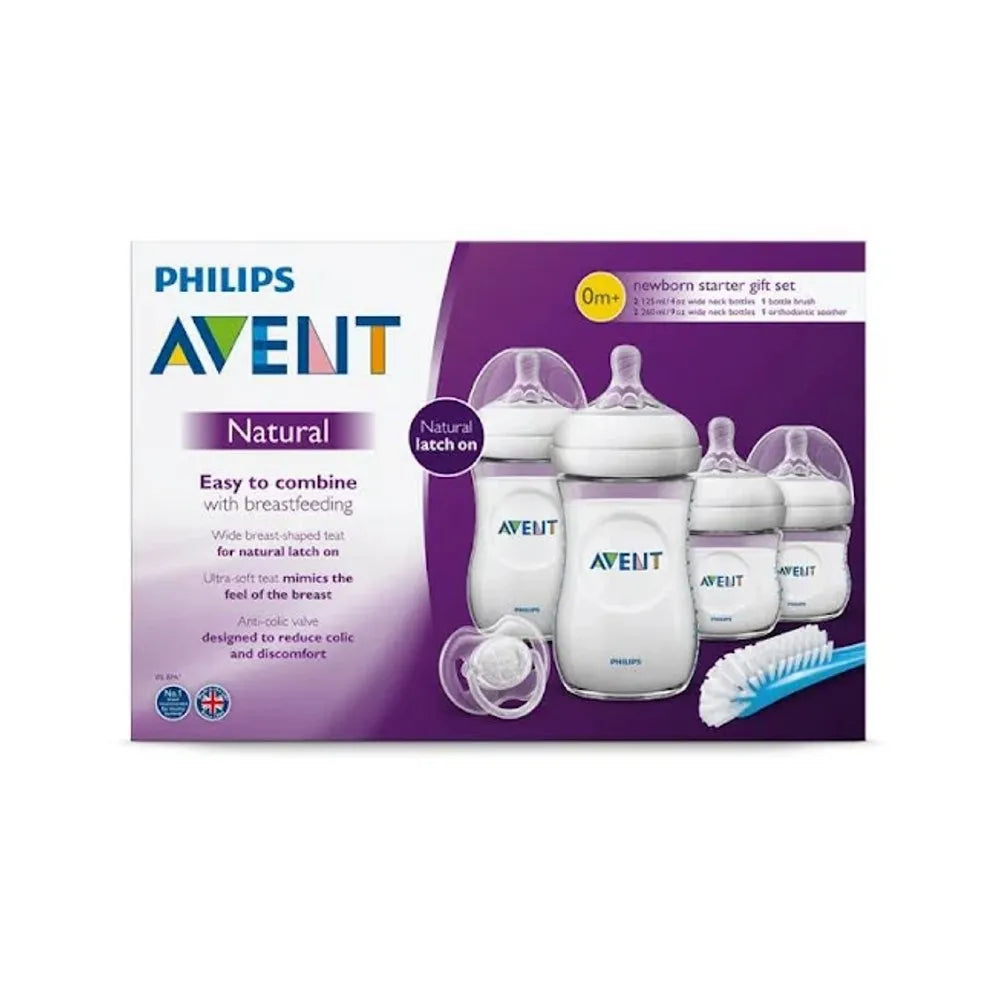 Philips Avent - Natural Newborn Starter Set (Plastic Bottles) - GOLDFARMACI