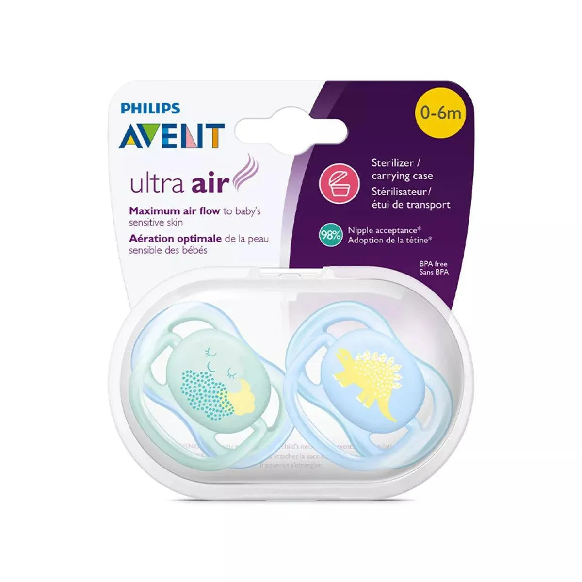 Philips Avent - Ultra Air Pacifier 0-6m - GOLDFARMACI