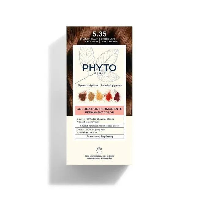 Phyto - Hair Color Chocolate Light Brown 5.35 - GOLDFARMACI