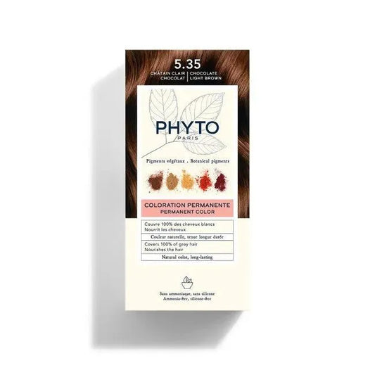 Phyto - Hair Color Chocolate Light Brown 5.35 - GOLDFARMACI