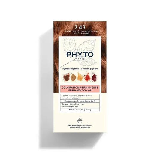 Phyto - Hair Color Cooper Golden Blonde 7.43 - GOLDFARMACI