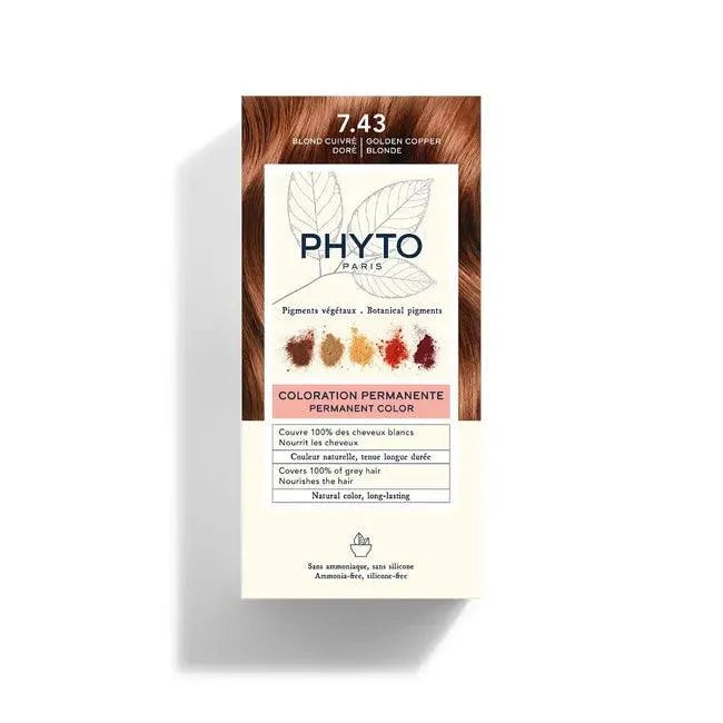 Phyto - Hair Color Cooper Golden Blonde 7.43 - GOLDFARMACI