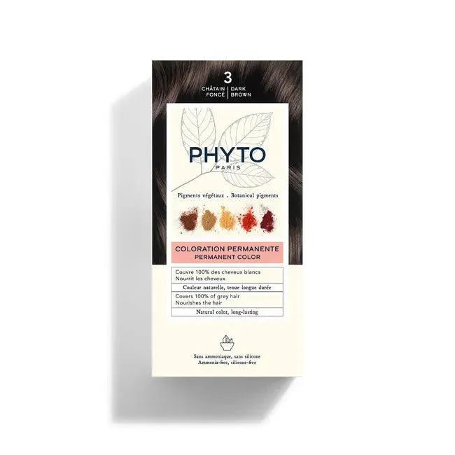 Phyto - Hair Color Dark Brown 3 - GOLDFARMACI