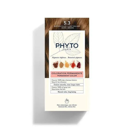 Phyto - Hair Color Light Golden Brown 5.3 - GOLDFARMACI