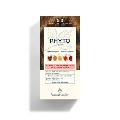 Phyto - Hair Color Light Golden Brown 5.3 - GOLDFARMACI