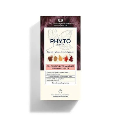 Phyto - Hair Color Light Mohangany Brown 5.5 - GOLDFARMACI