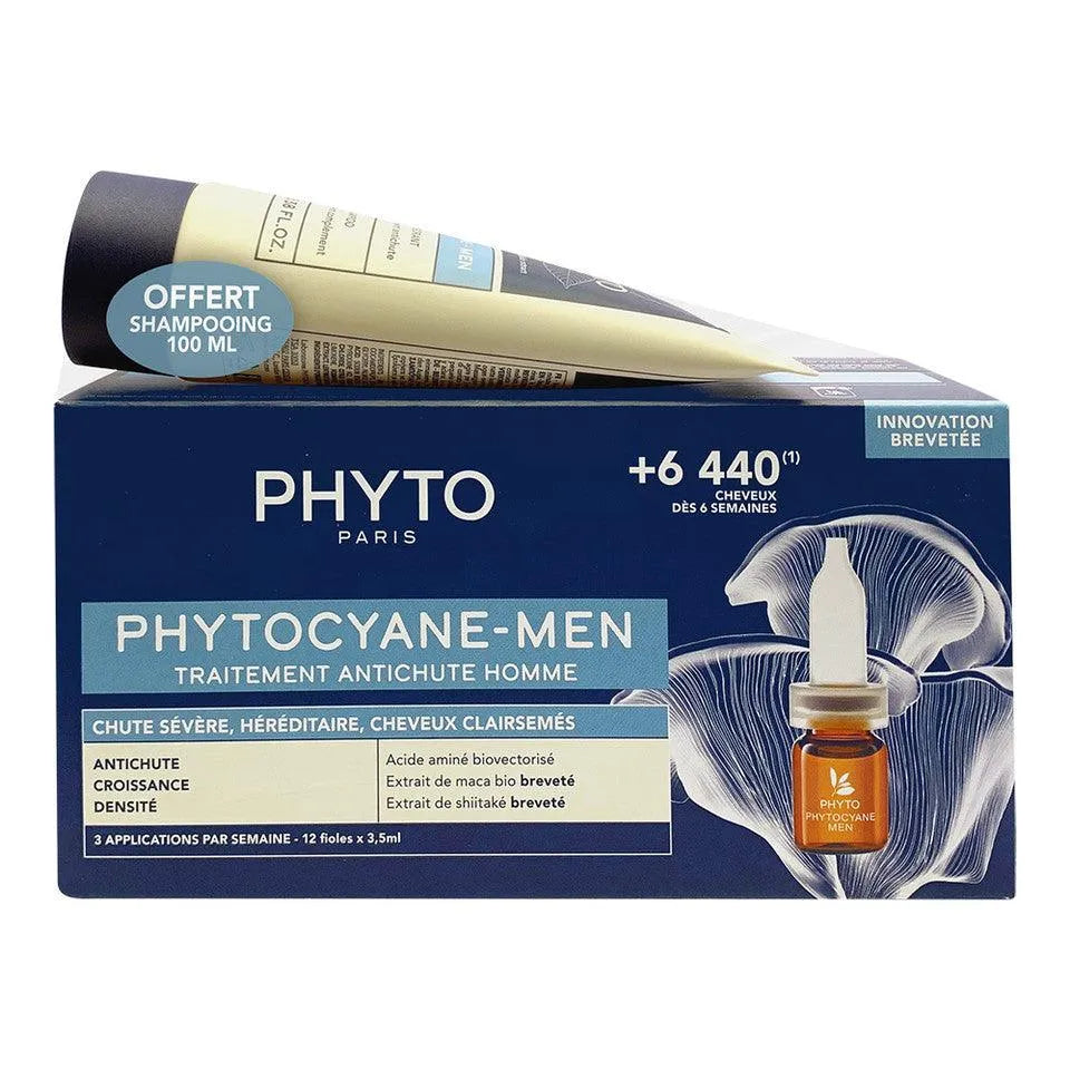 Phyto - Phytocyane Men + Free Shampoo Set - GOLDFARMACI
