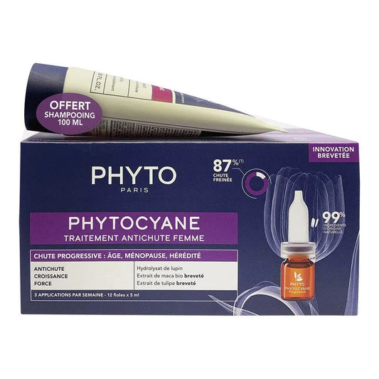 Phyto - Phytocyane Progressive + Free Shampoo Set - GOLDFARMACI