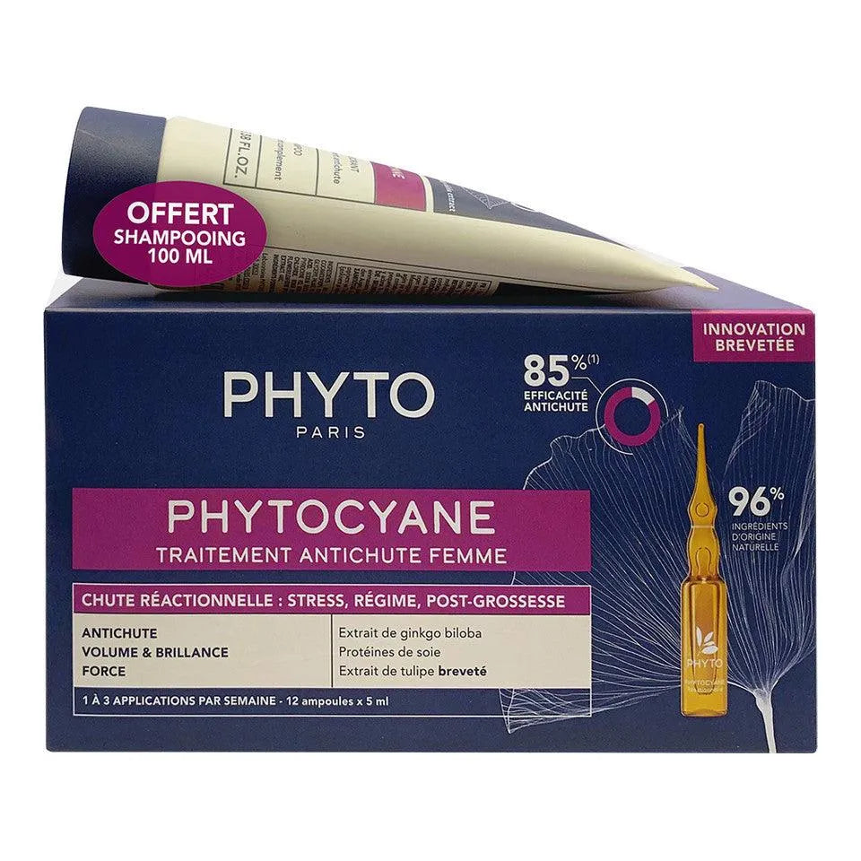 Phyto - Phytocyane Reactional + Free Shampoo Set - GOLDFARMACI