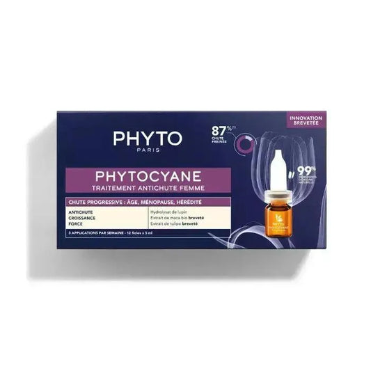 Phyto - Phytocyane Traitement Chute Progressive For Women 12x5ml - GOLDFARMACI