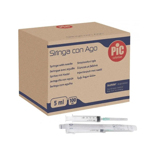 Pic Syringes 5 ml G22 100 pcs