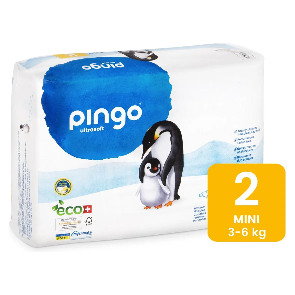 Pingo - Ultra Soft Nappies 2 Mini (3-6kg) - GOLDFARMACI