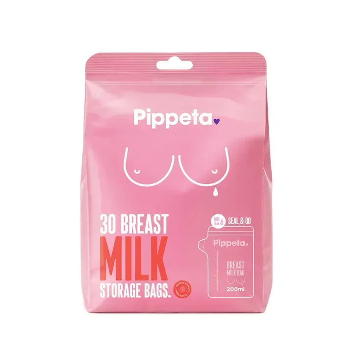 Pippeta Breast Milk Storage Bags – 30 Pack