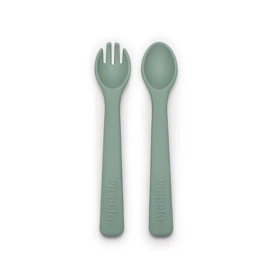 Pippeta Silicone Spoon & Fork Set