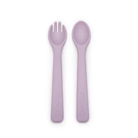 Pippeta Silicone Spoon & Fork Set