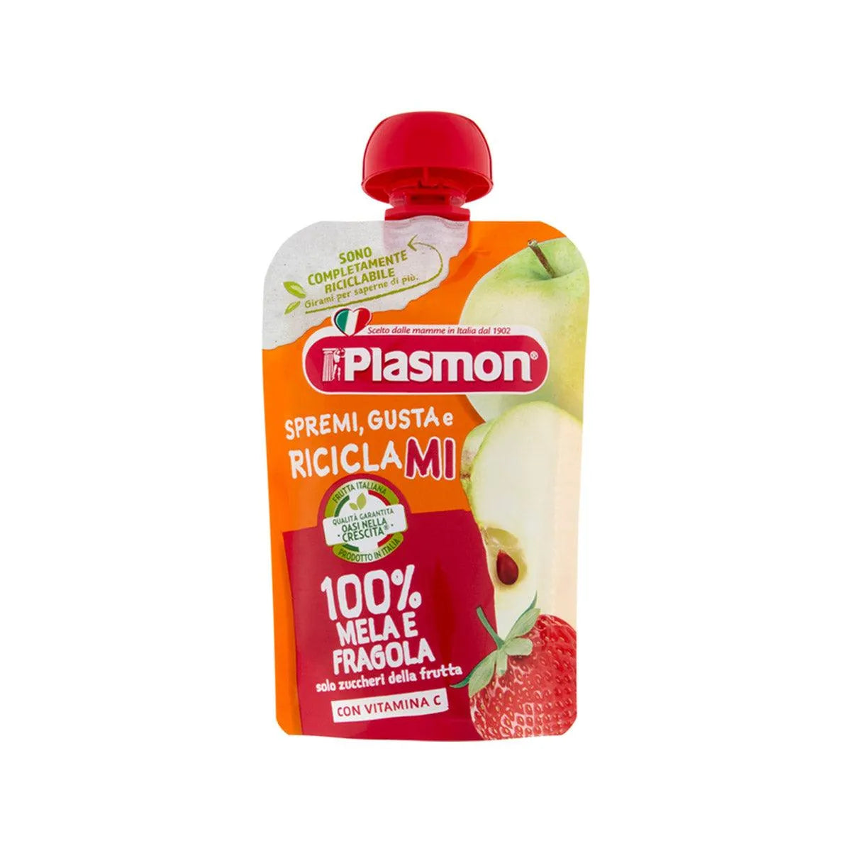 Plasmon – Apple & Strawberry Fruit Juice (12m+) - GOLDFARMACI