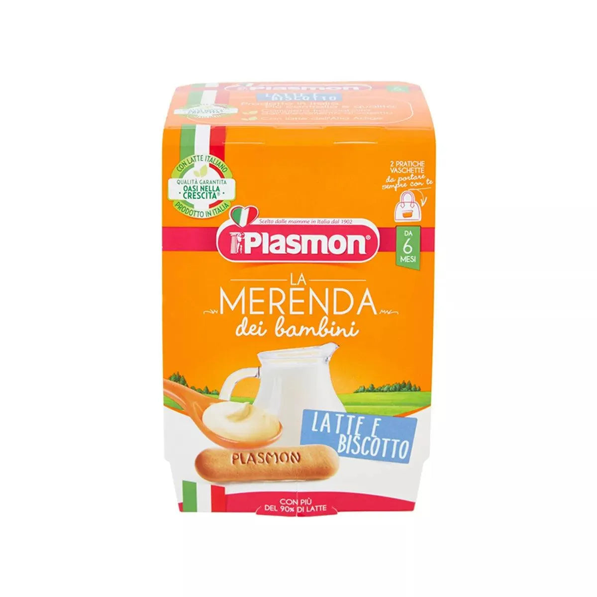 Plasmon – Snack with Milk and Biscuits (6m+) - GOLDFARMACI