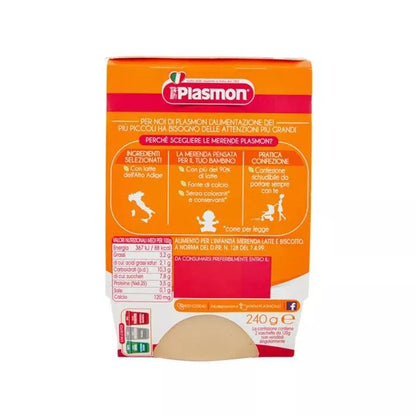 Plasmon – Snack with Milk and Biscuits (6m+) - GOLDFARMACI