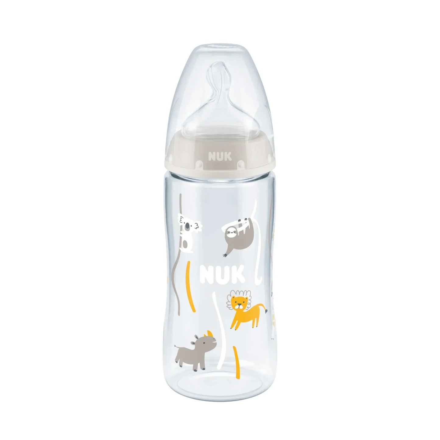 Plastic Bottle First Choice+ Silicone (0-6m)