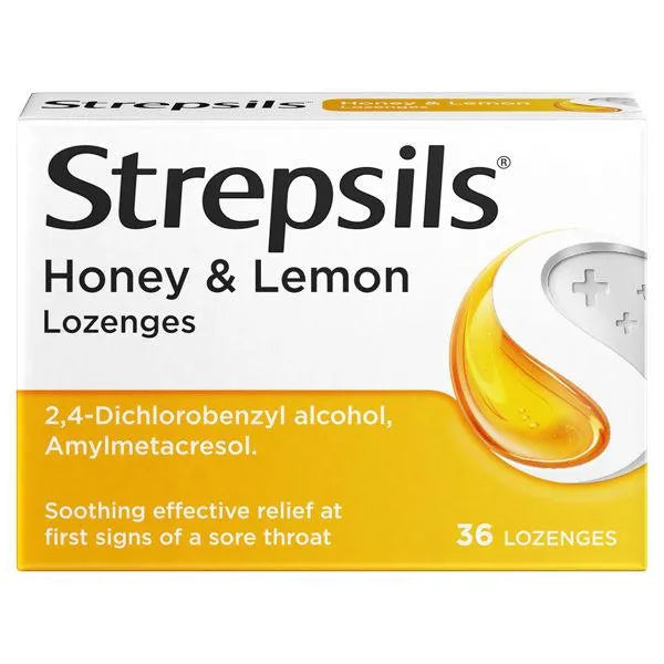 Reckitt - Strepsils Honey and Lemon 24 Tabs - GOLDFARMACI