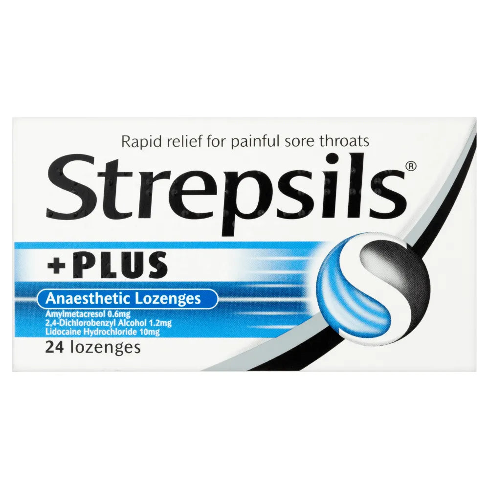 Reckitt - Strepsils Plus 24 Tabs - GOLDFARMACI