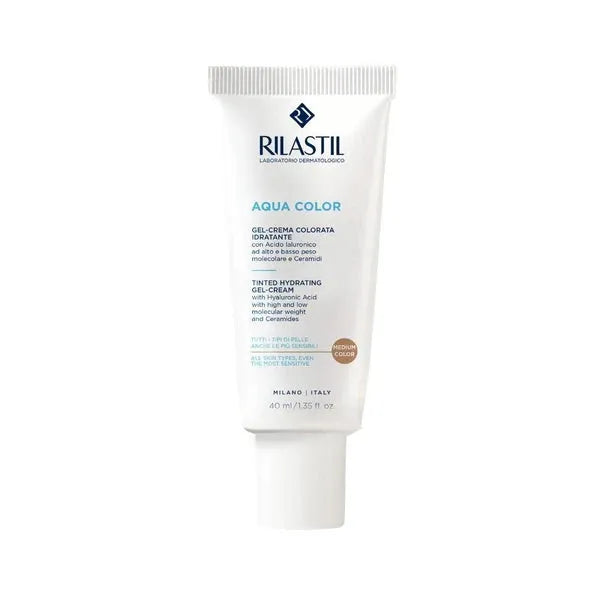 Rilastil - Aqua Tinted Hydrating Gel-Cream - GOLDFARMACI
