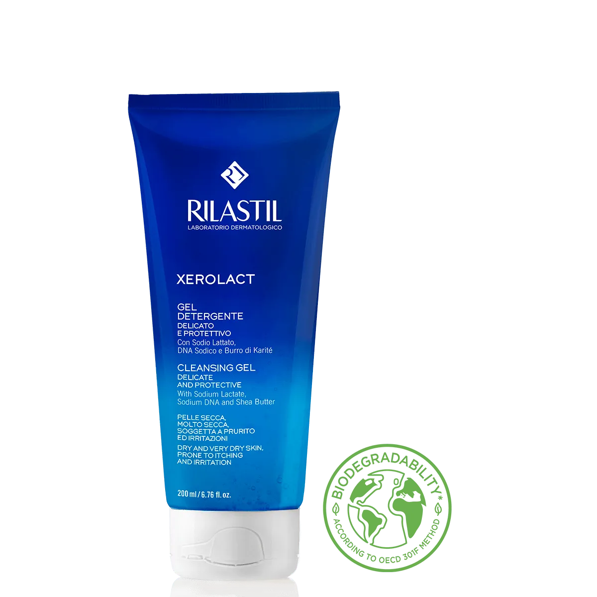Rilastil - Xerolact Cleansing Gel - GOLDFARMACI