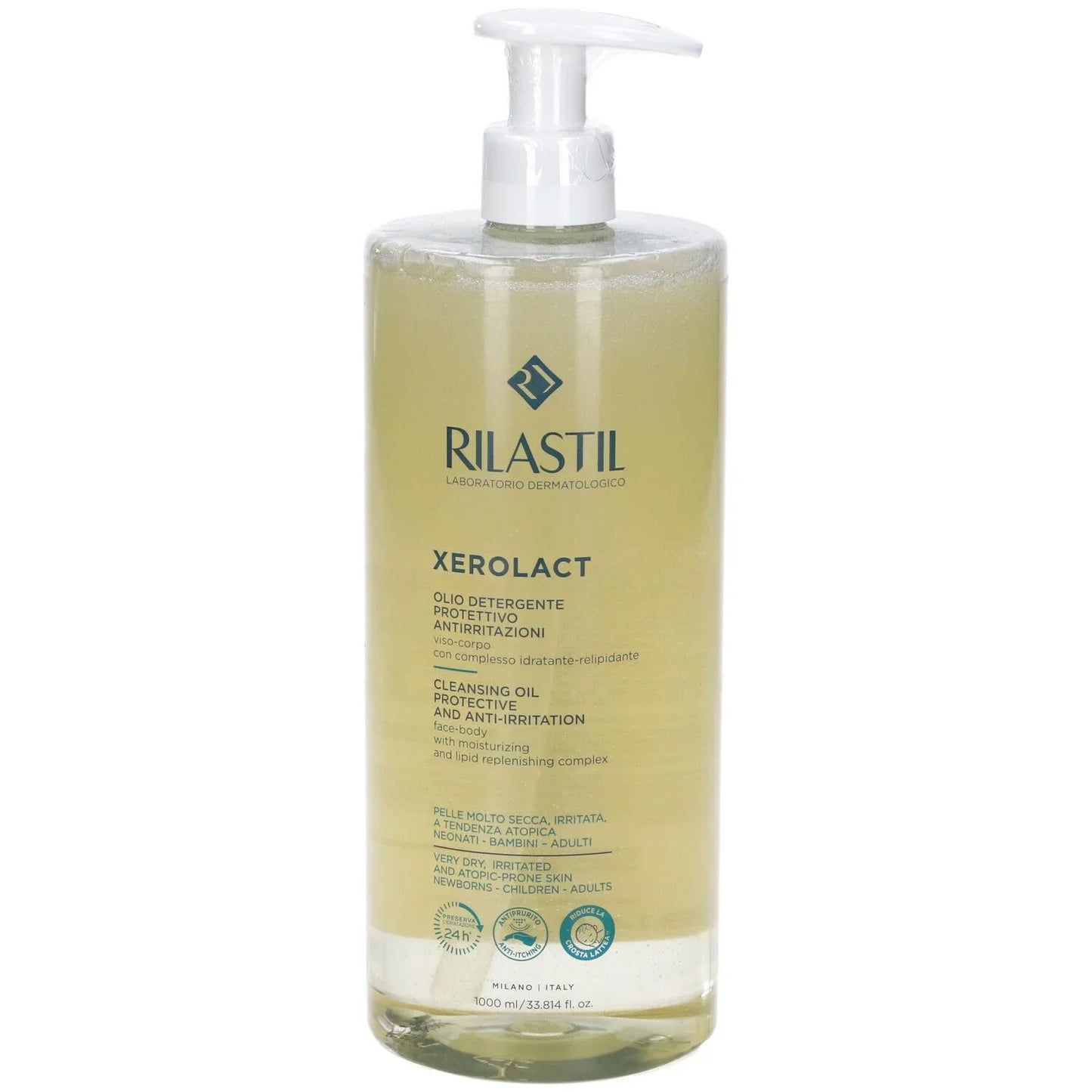 Rilastil - Xerolact Cleansing Oil - GOLDFARMACI
