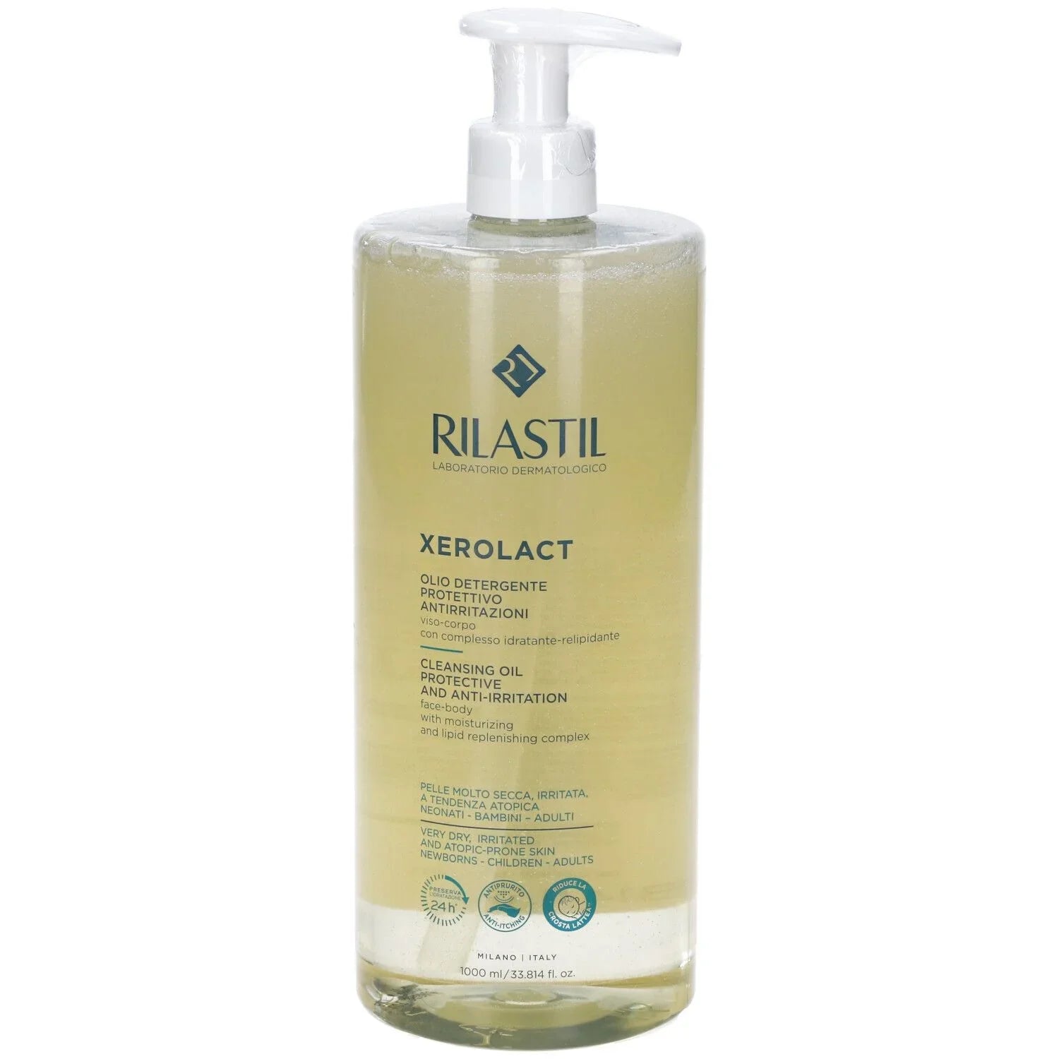 Rilastil - Xerolact Cleansing Oil - GOLDFARMACI