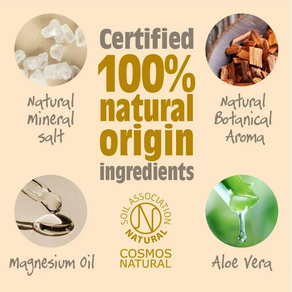 Salt of the Earth - Amber & Sandalwood Natural Refillable Roll-On Deodorant - GOLDFARMACI