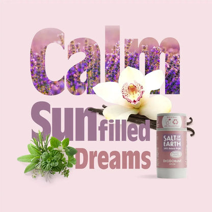 Salt of the Earth - Lavender & Vanilla Natural Deodorant Stick - GOLDFARMACI