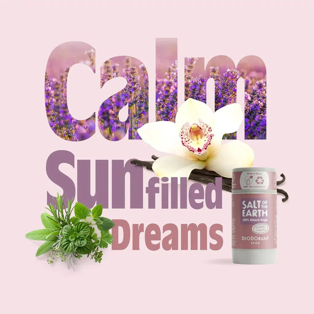 Salt of the Earth - Lavender & Vanilla Natural Deodorant Stick - GOLDFARMACI