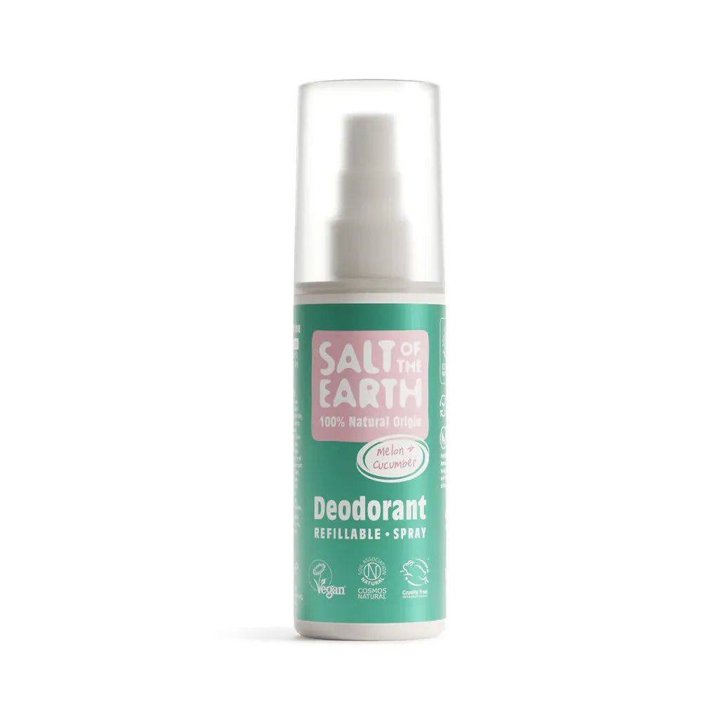 Salt of the Earth - Melon & Cucumber Natural Deodorant Spray - GOLDFARMACI