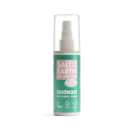 Salt of the Earth - Melon & Cucumber Natural Deodorant Spray - GOLDFARMACI